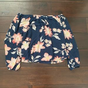 off the shoulder billabong top